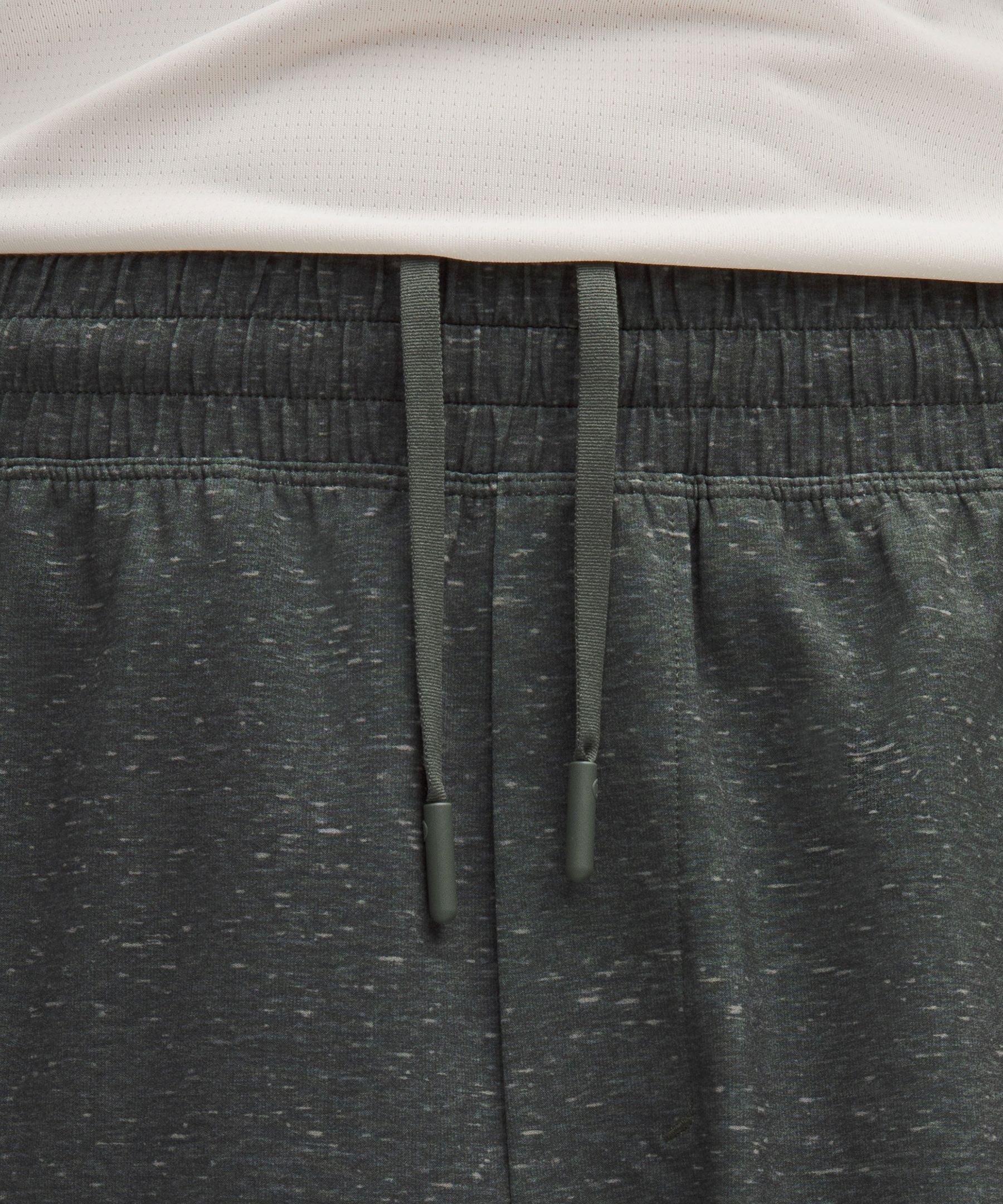 Lululemon Pace Breaker Linerless Short 5" Speckled Heather Palm Deco Multi
