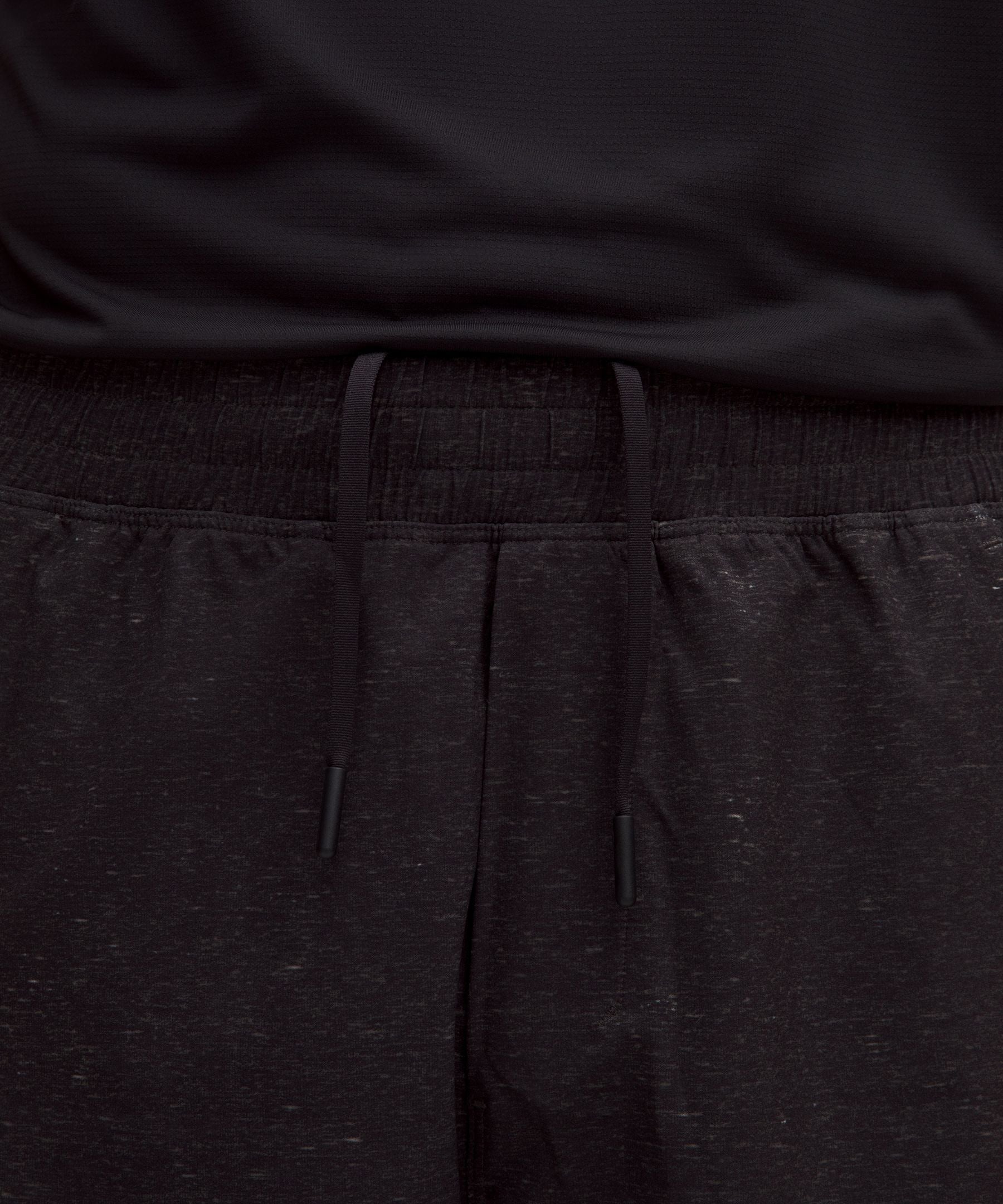 Lululemon Pace Breaker Linerless Short 5" Speckled Heather Black Multi