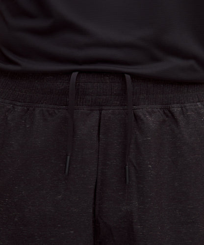 Lululemon Pace Breaker Linerless Short 5" Speckled Heather Black Multi