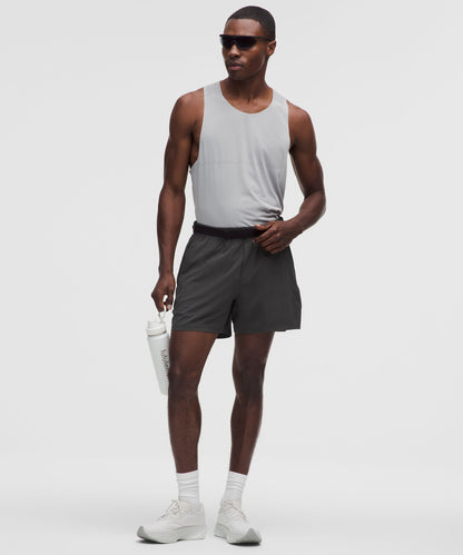 Lululemon Pace Breaker Linerless Short 5" Graphite Grey