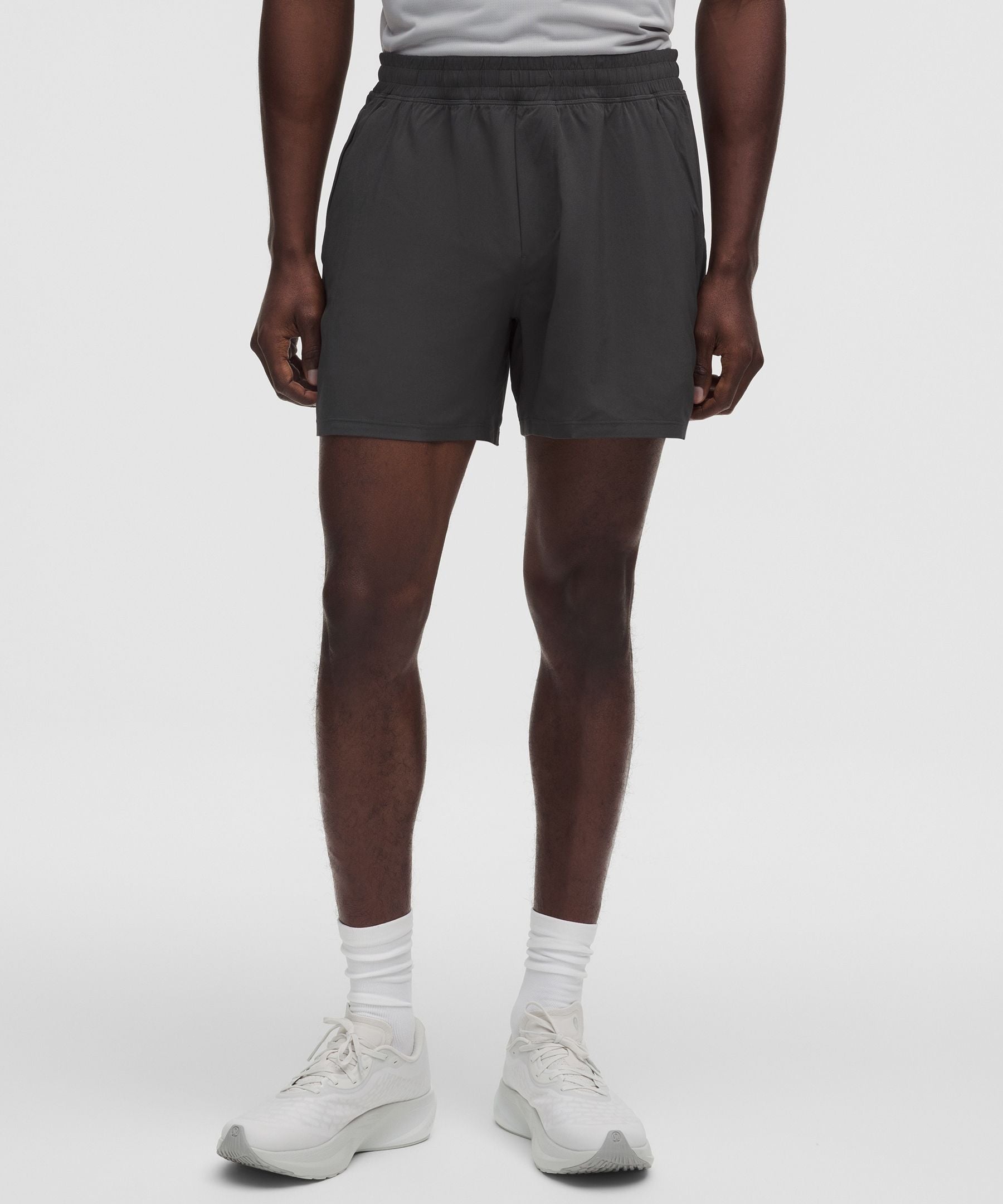 Lululemon Pace Breaker Linerless Short 5" Graphite Grey
