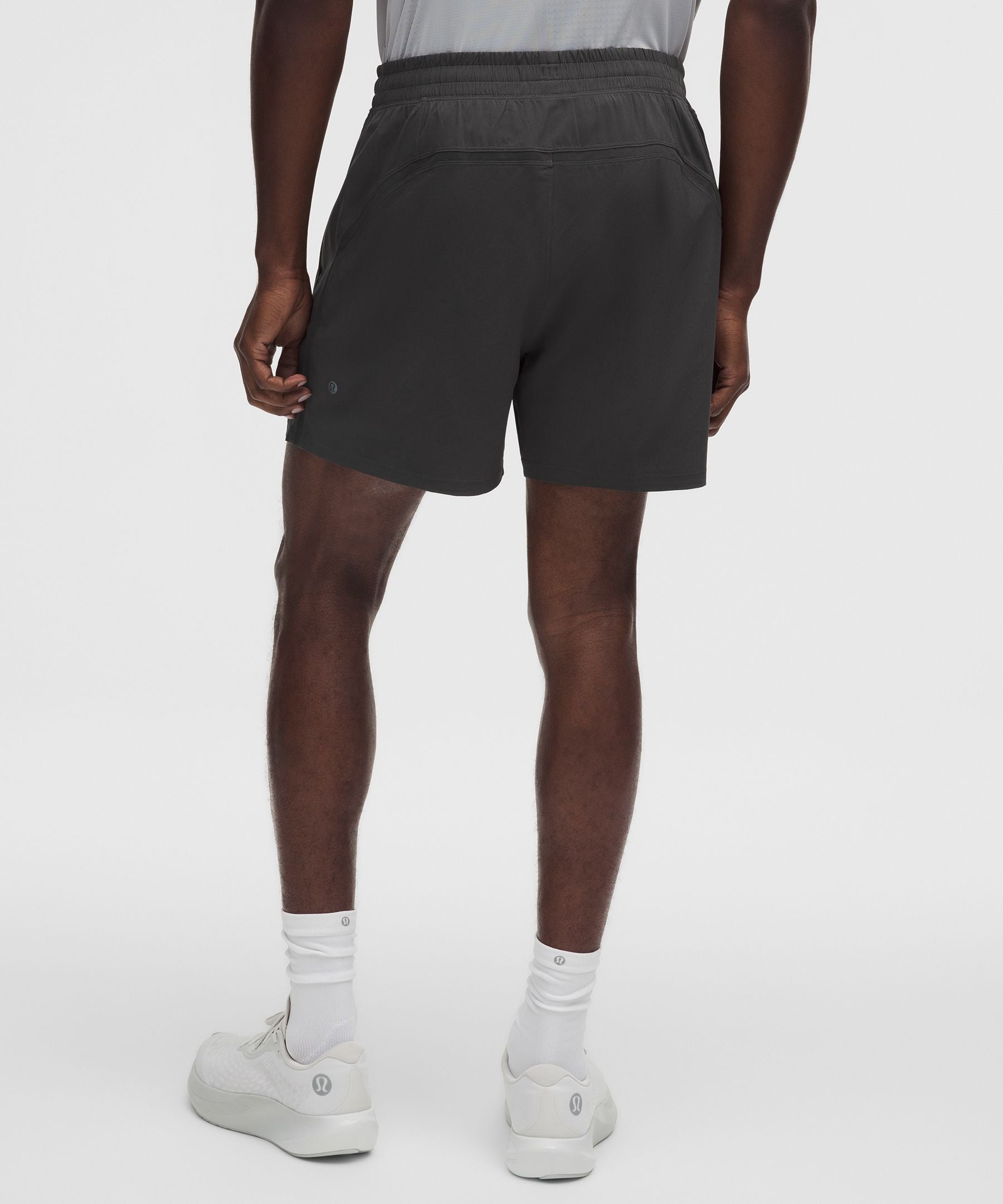 Lululemon Pace Breaker Linerless Short 5" Graphite Grey