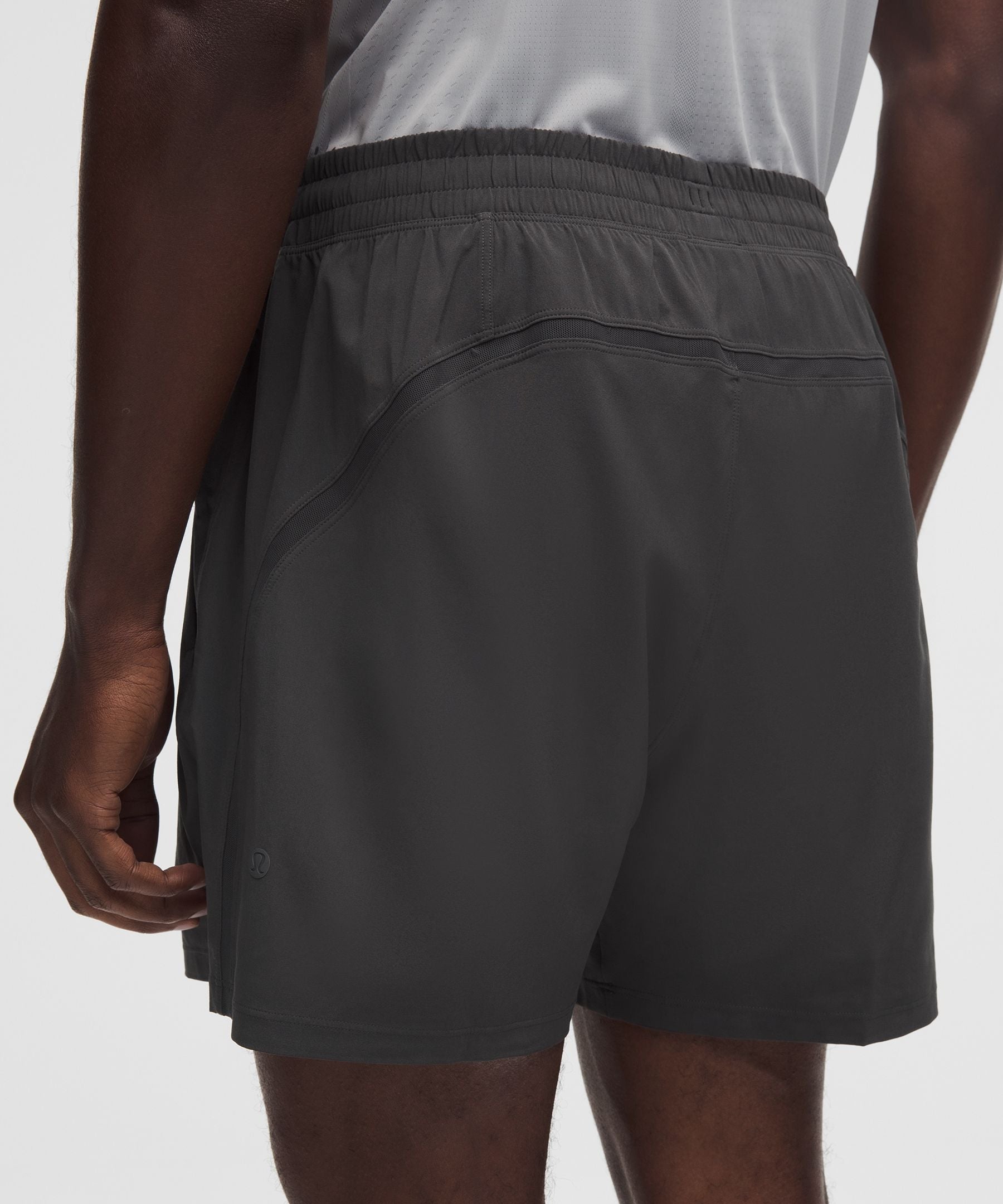 Lululemon Pace Breaker Linerless Short 5" Graphite Grey