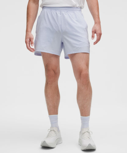 Lululemon Pace Breaker Linerless Short 5" Serene Blue