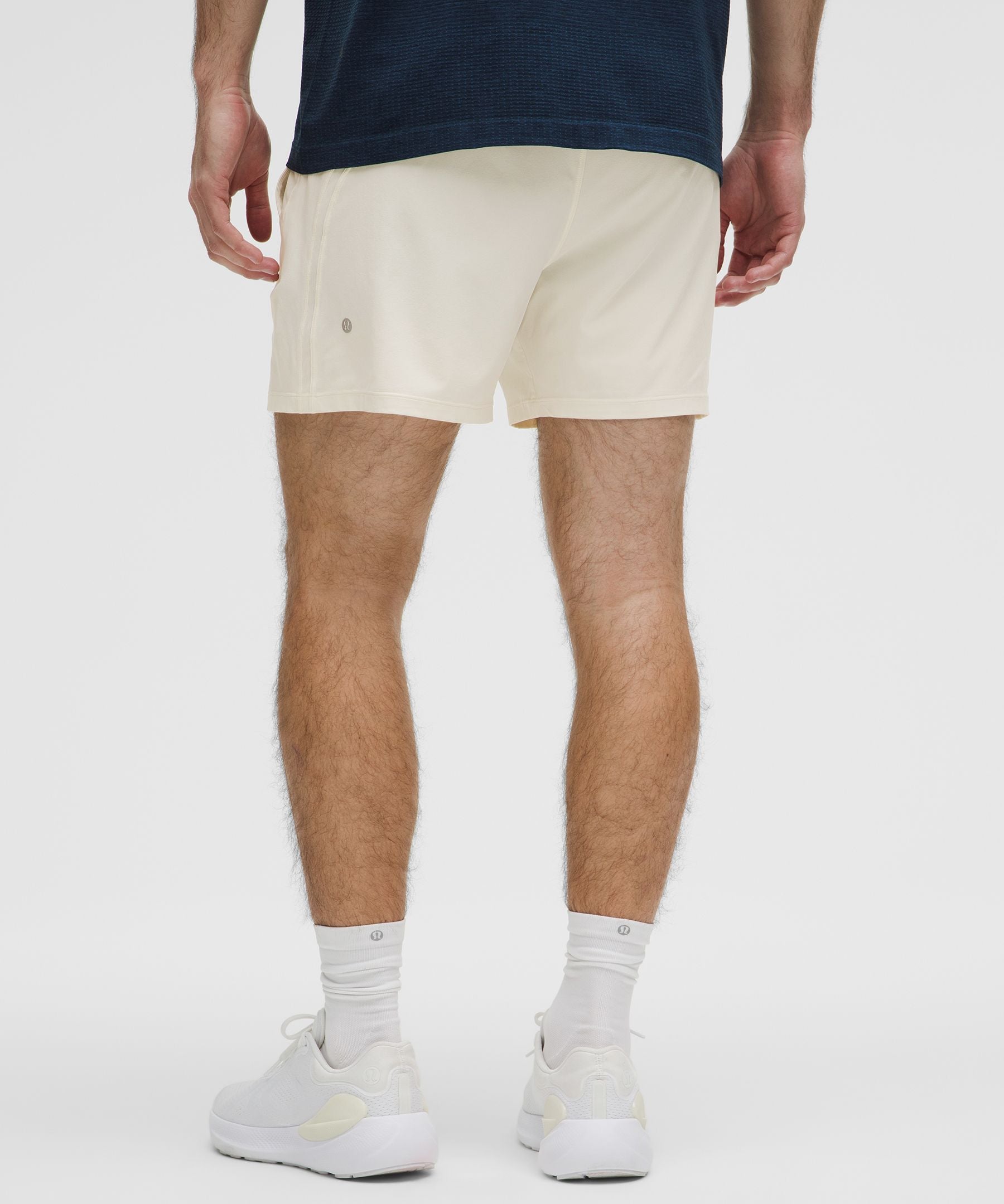 Lululemon Pace Breaker Linerless Short 5" Light Ivory