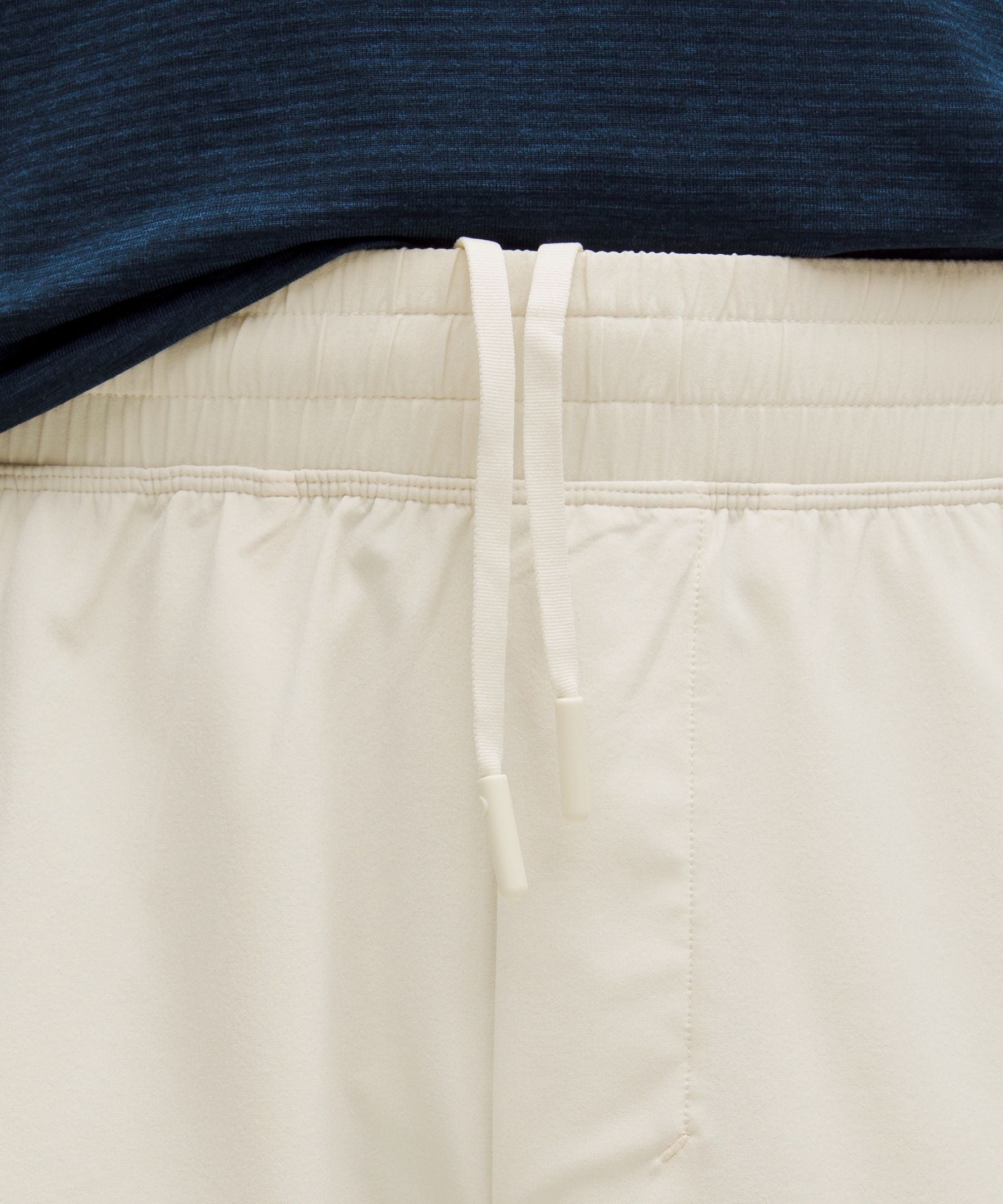 Lululemon Pace Breaker Linerless Short 5" Light Ivory
