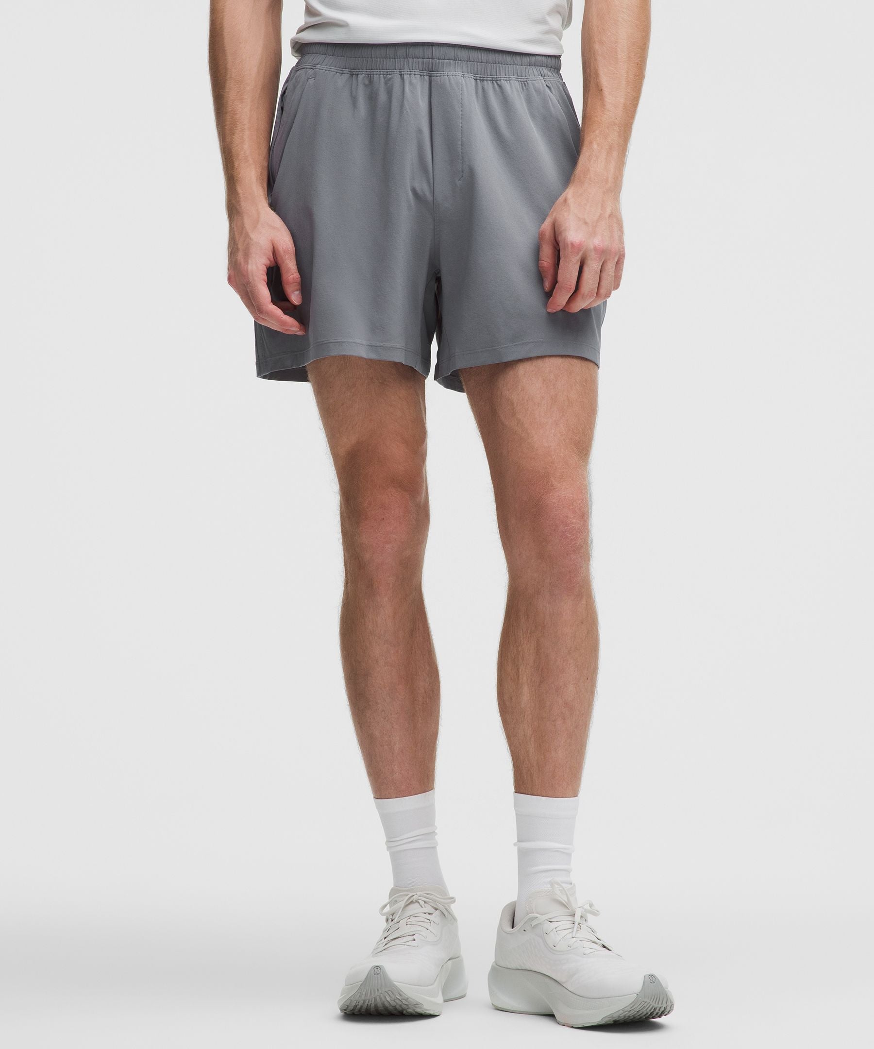 Lululemon Pace Breaker Linerless Short 5" Solar Grey