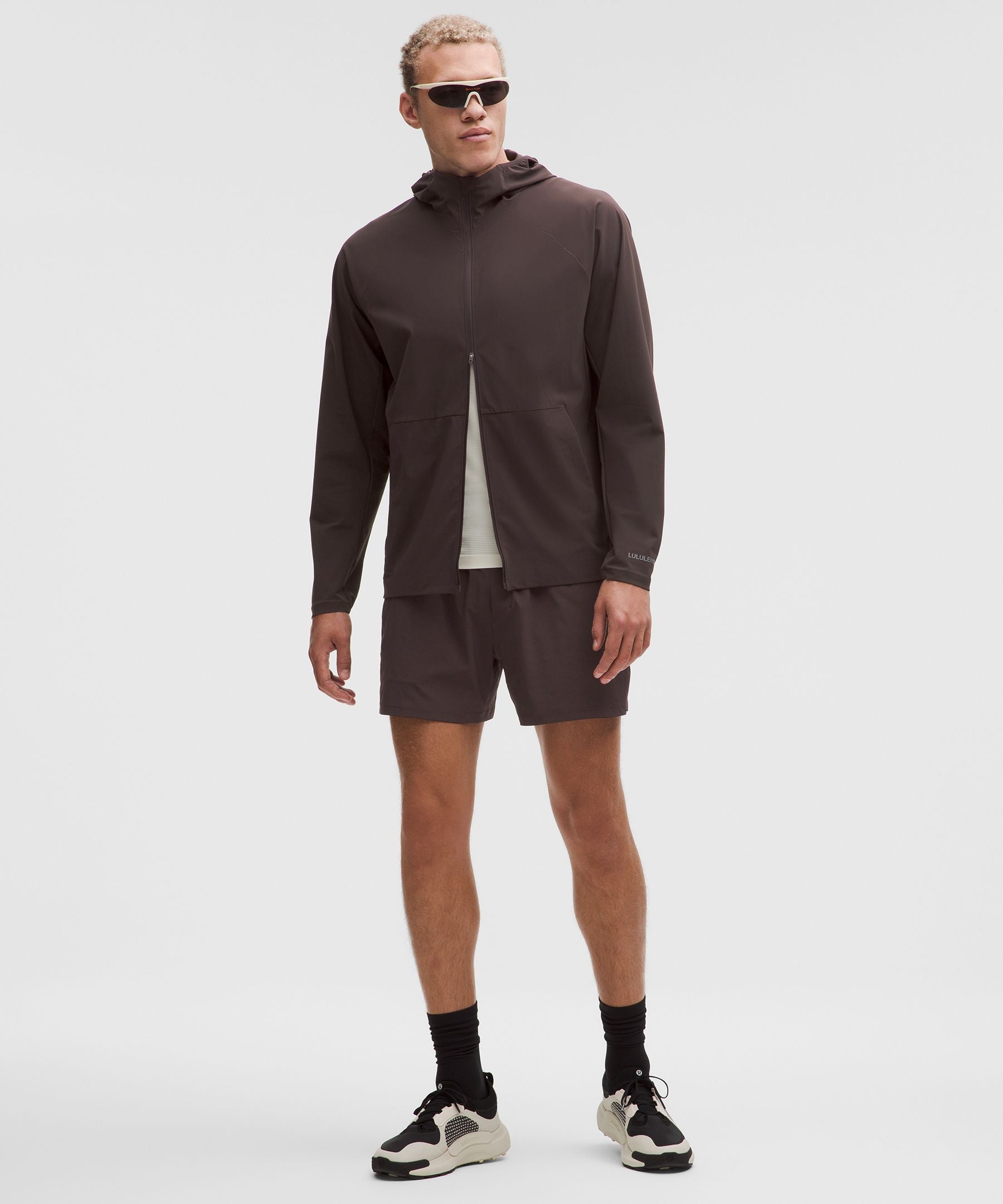 Lululemon Pace Breaker Linerless Short 5" Sequoia