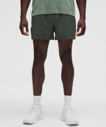 Lululemon Pace Breaker Linerless Short 5" Rainforest Green