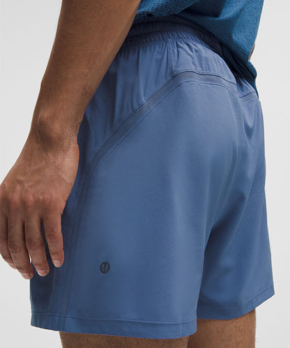 Lululemon Pace Breaker Linerless Short 5" Washed Denim