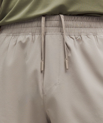 Lululemon Pace Breaker Linerless Short 5" Warm Ash Grey