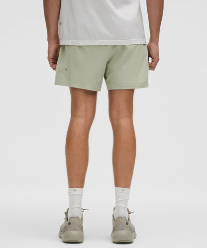 Lululemon Pace Breaker Linerless Short 5" Fog Green