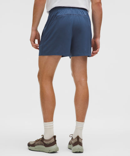 Lululemon Pace Breaker Linerless Short 5" Blue Twill