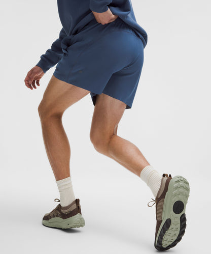 Lululemon Pace Breaker Linerless Short 5" Blue Twill
