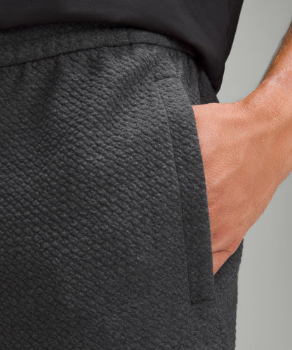 Lululemon Textured Double-Knit Cotton Short 7" Heathered Black/Black
