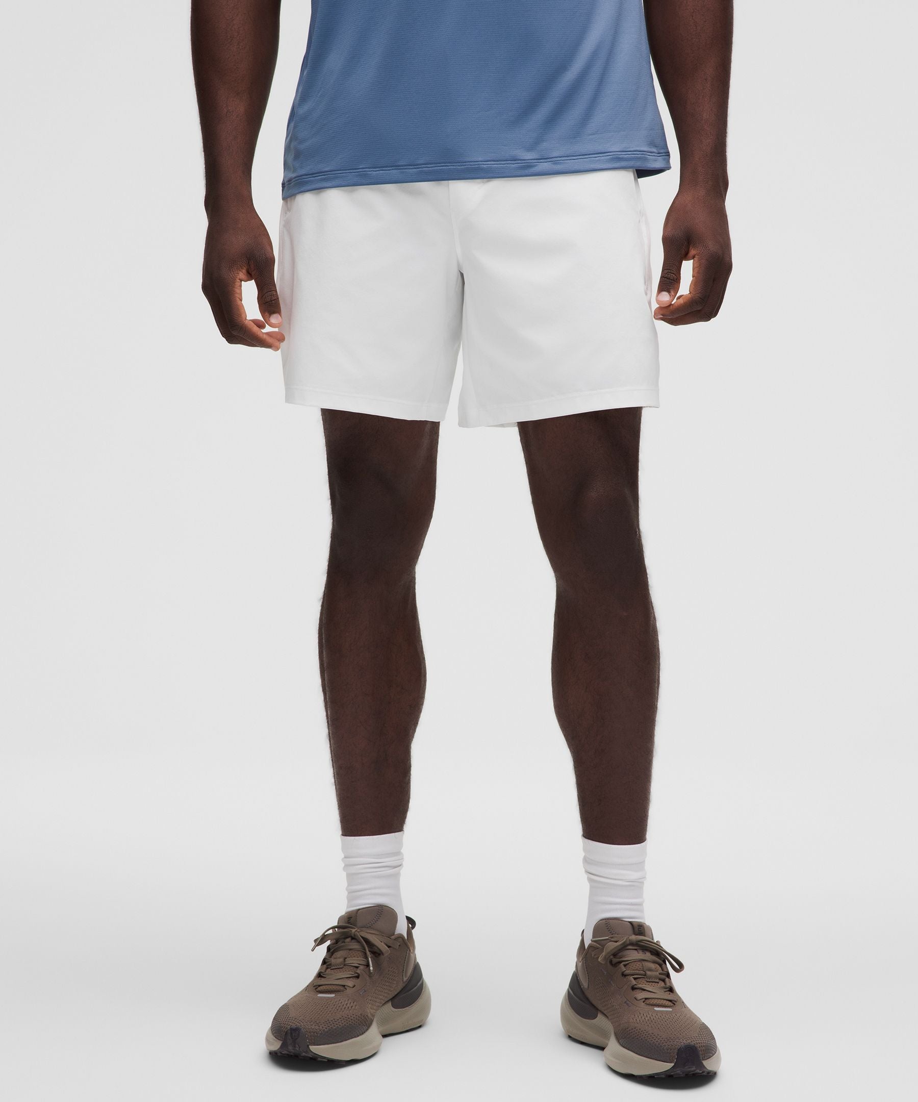 Lululemon Pace Breaker Lined Short 7" White
