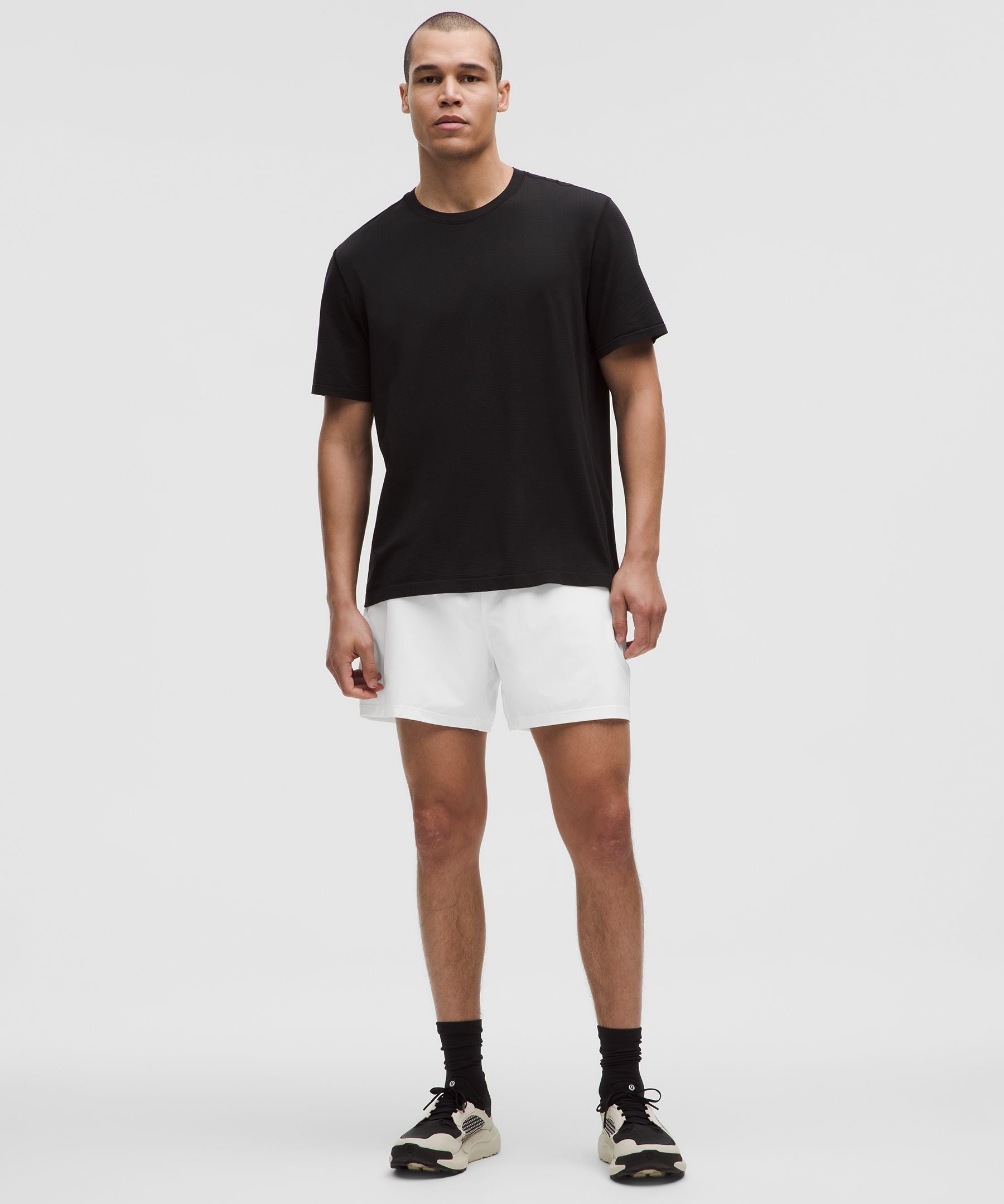 Lululemon Pace Breaker Lined Short 5" White