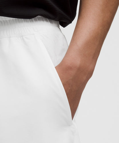 Lululemon Pace Breaker Lined Short 5" White