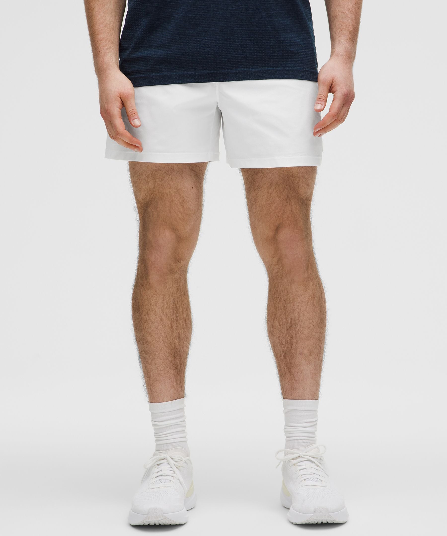 Lululemon Pace Breaker Linerless Short 5" White
