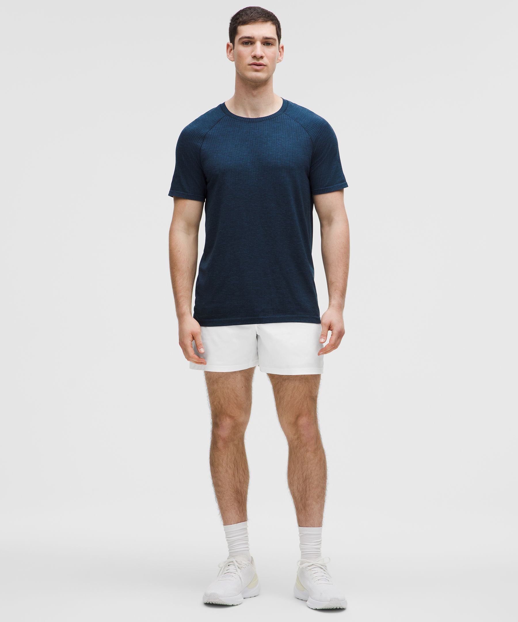 Lululemon Pace Breaker Linerless Short 5" White