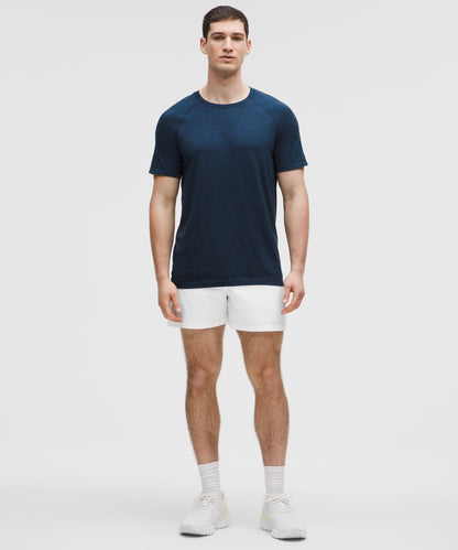 Lululemon Pace Breaker Linerless Short 5" White