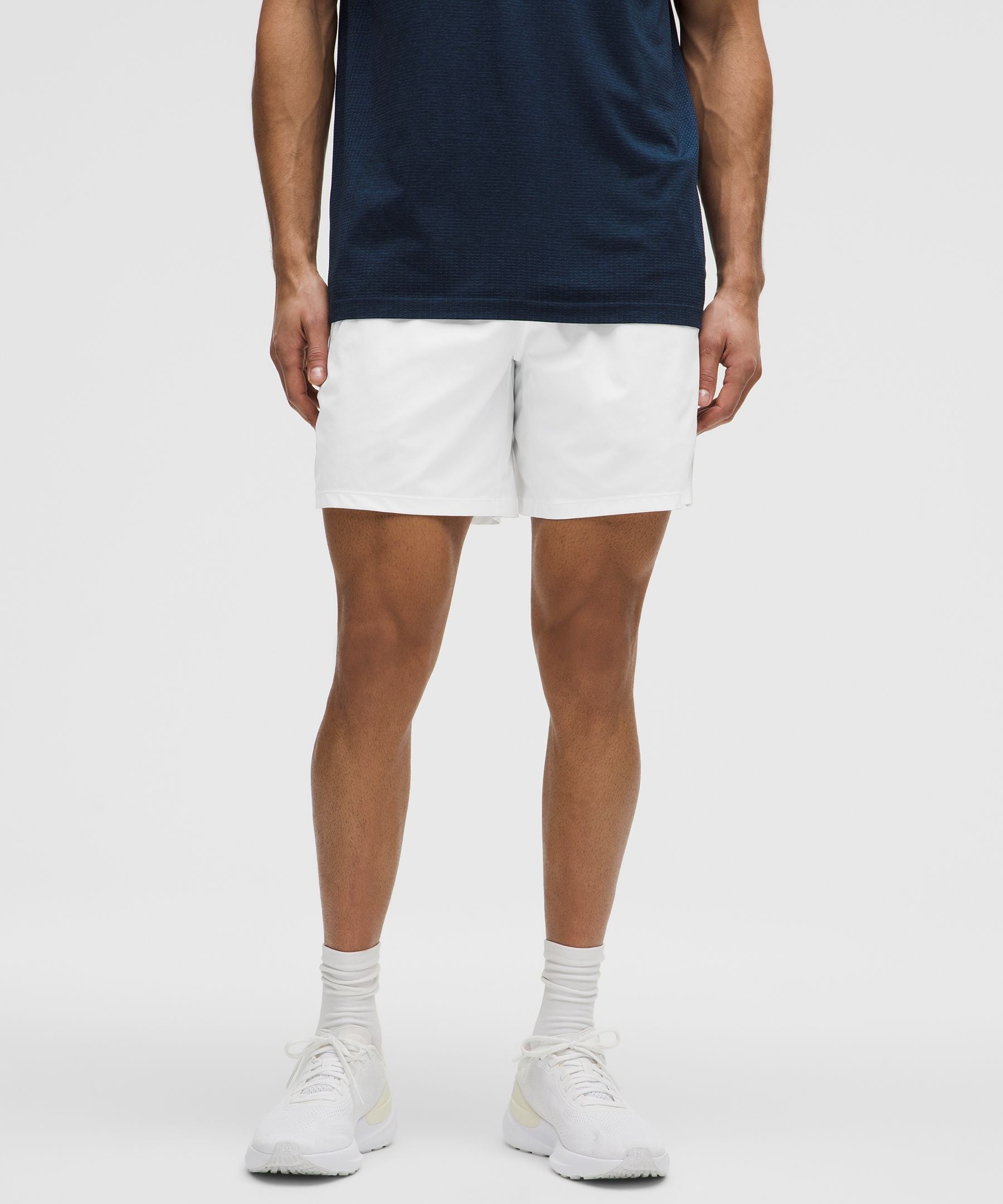 Lululemon Pace Breaker Linerless Short 7" White