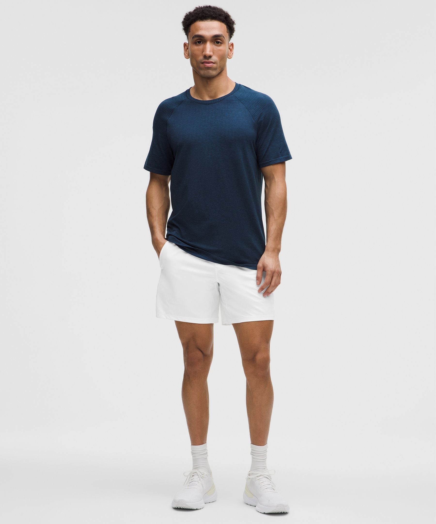 Lululemon Pace Breaker Linerless Short 7" White