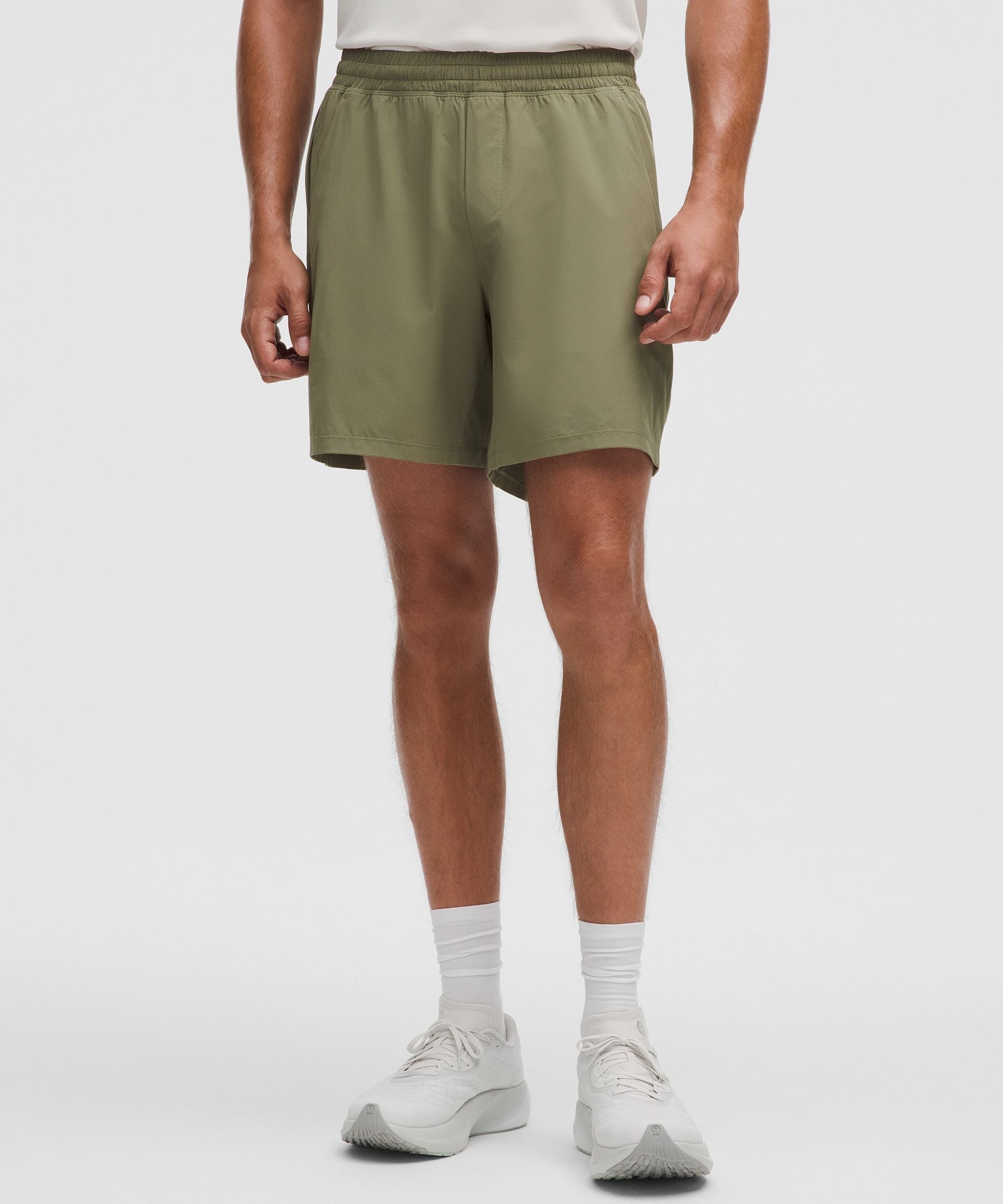 Lululemon Pace Breaker Linerless Short 7" Bay Leaf