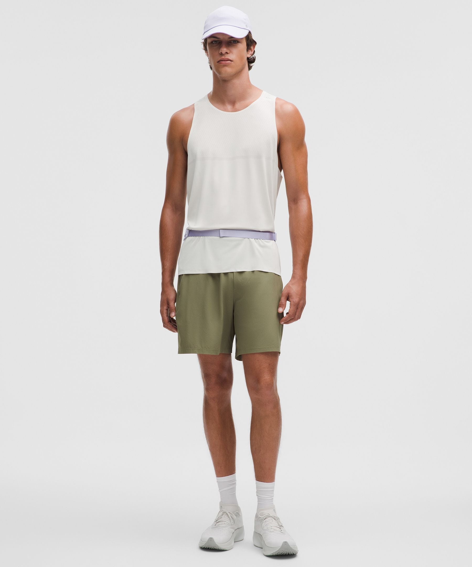 Lululemon Pace Breaker Linerless Short 7" Bay Leaf