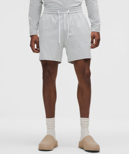 Lululemon Soft Jersey Short 5" Heathered Vapor/Heathered Silver Drop