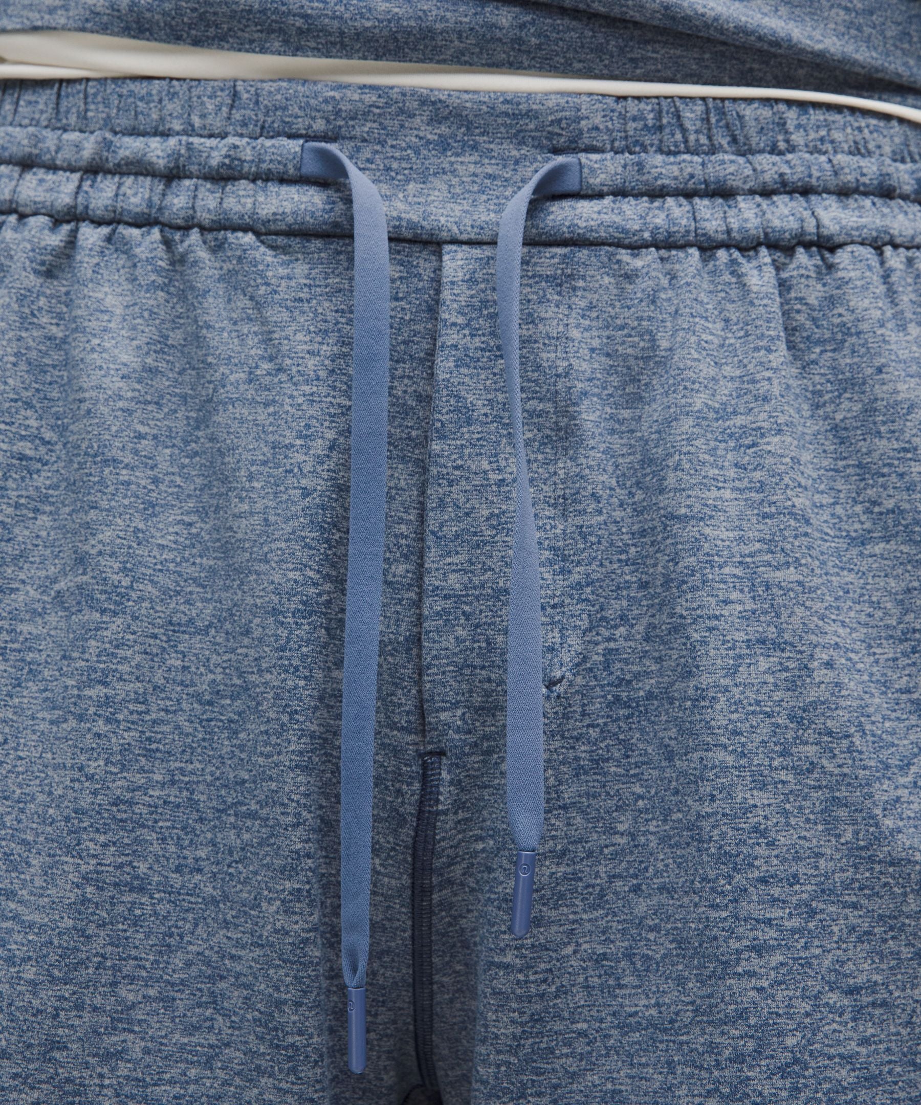 Lululemon Soft Jersey Short 5" Heathered Blue Twill/Heathered Dove Grey