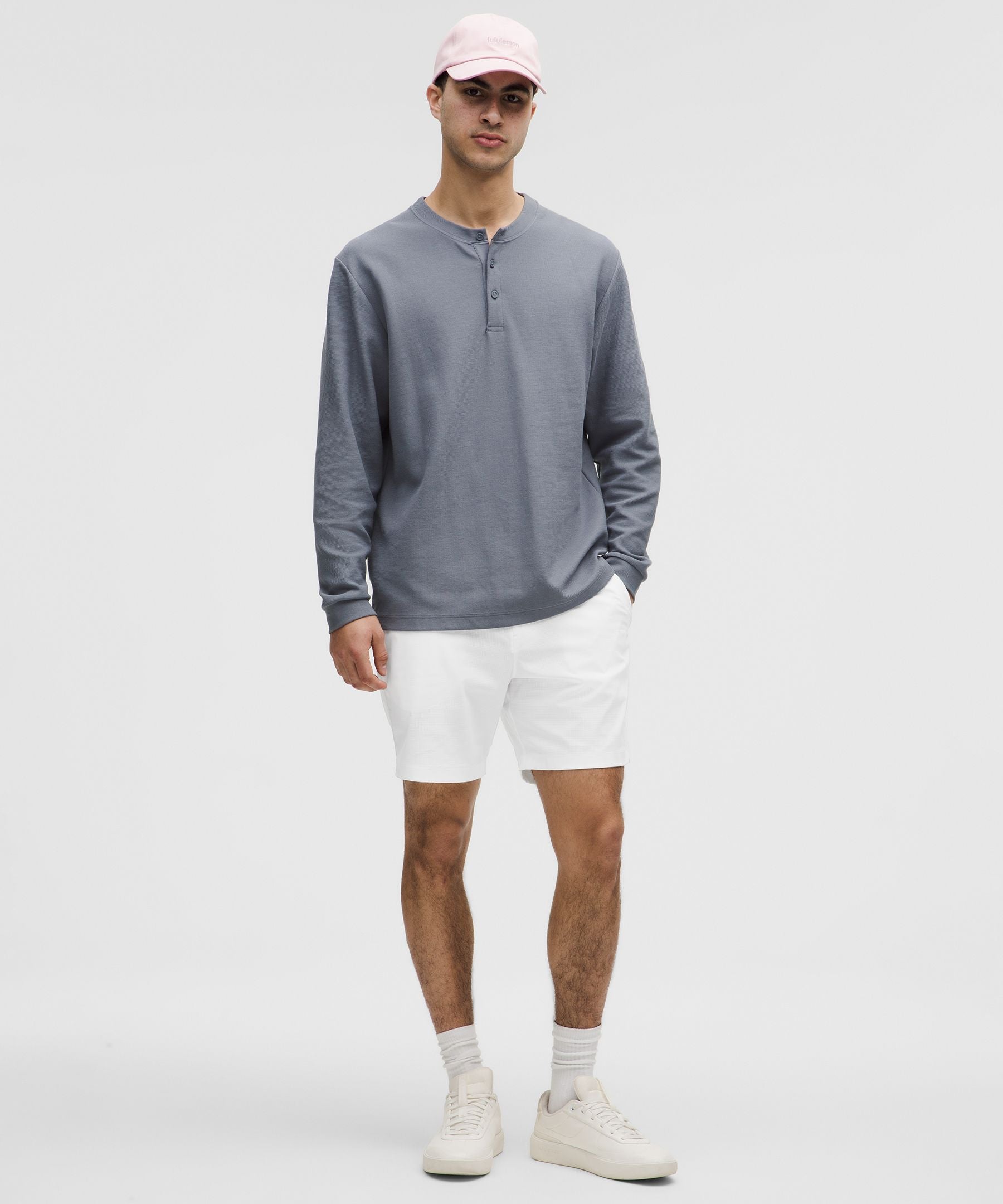 Lululemon ABC Classic-Fit Short 7" *WovenAir White