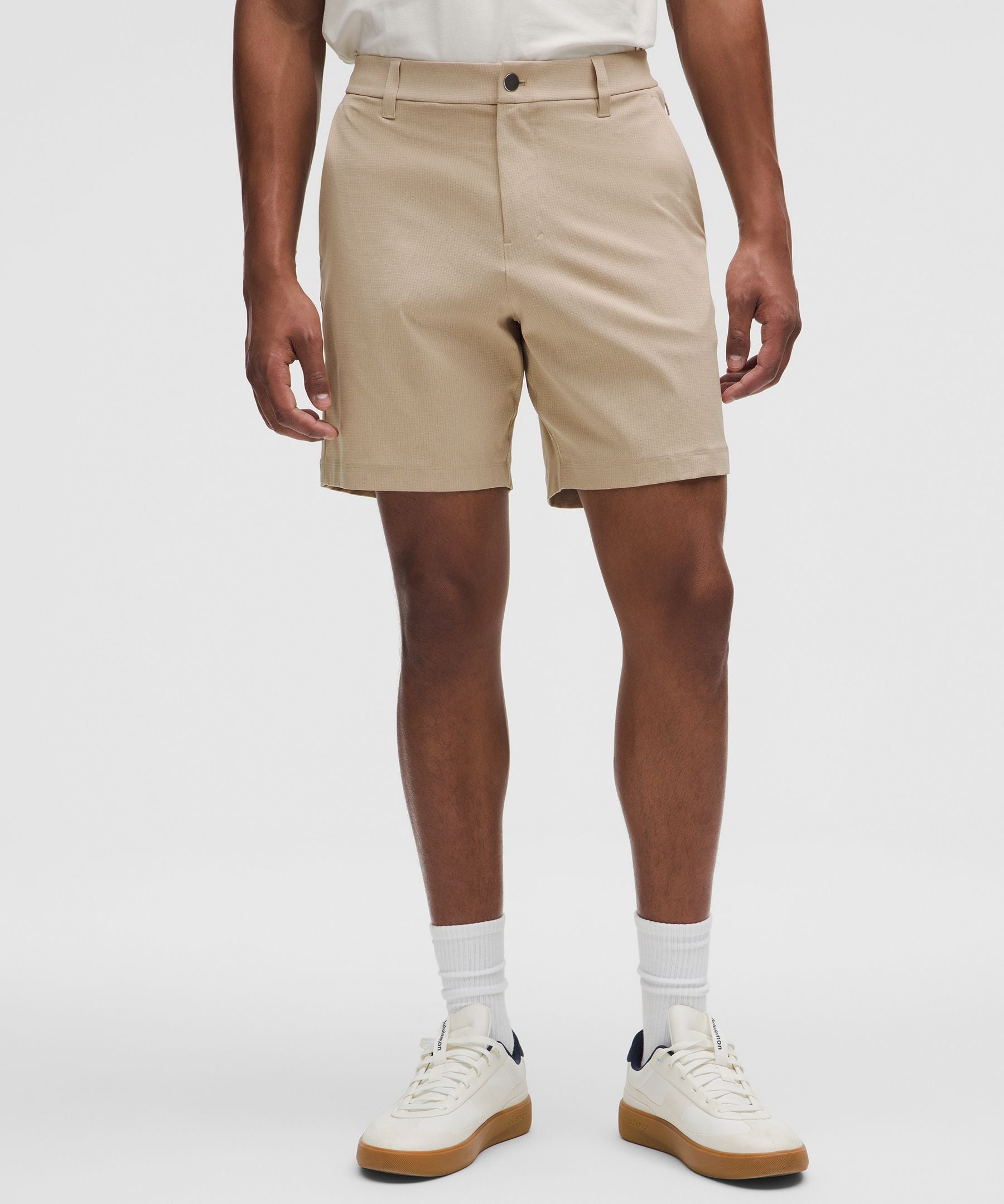 Lululemon ABC Classic-Fit Short 7" *WovenAir Wacky Khaki