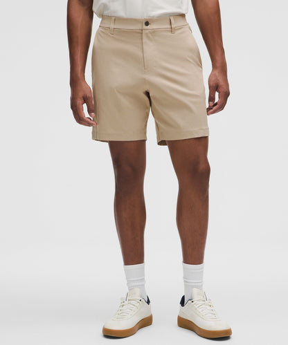 Lululemon ABC Classic-Fit Short 7" *WovenAir Wacky Khaki