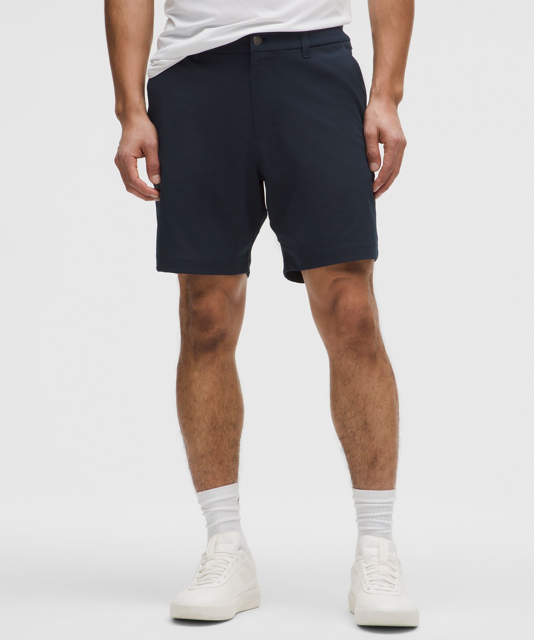 Lululemon ABC Classic-Fit Short 7" *WovenAir True Navy
