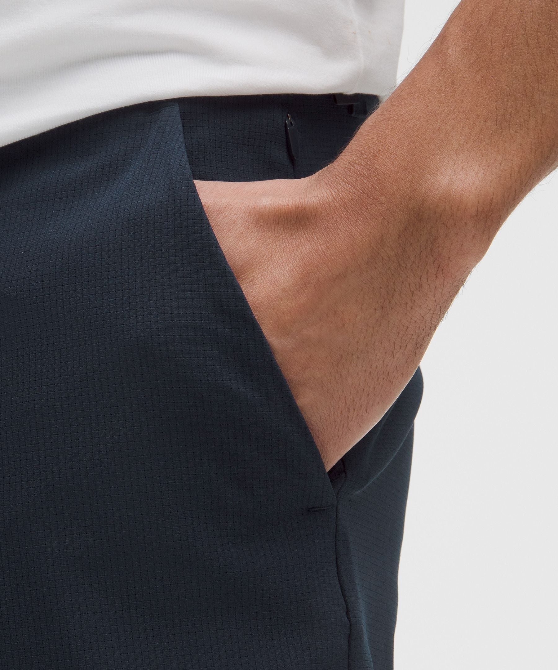 Lululemon ABC Classic-Fit Short 7" *WovenAir True Navy