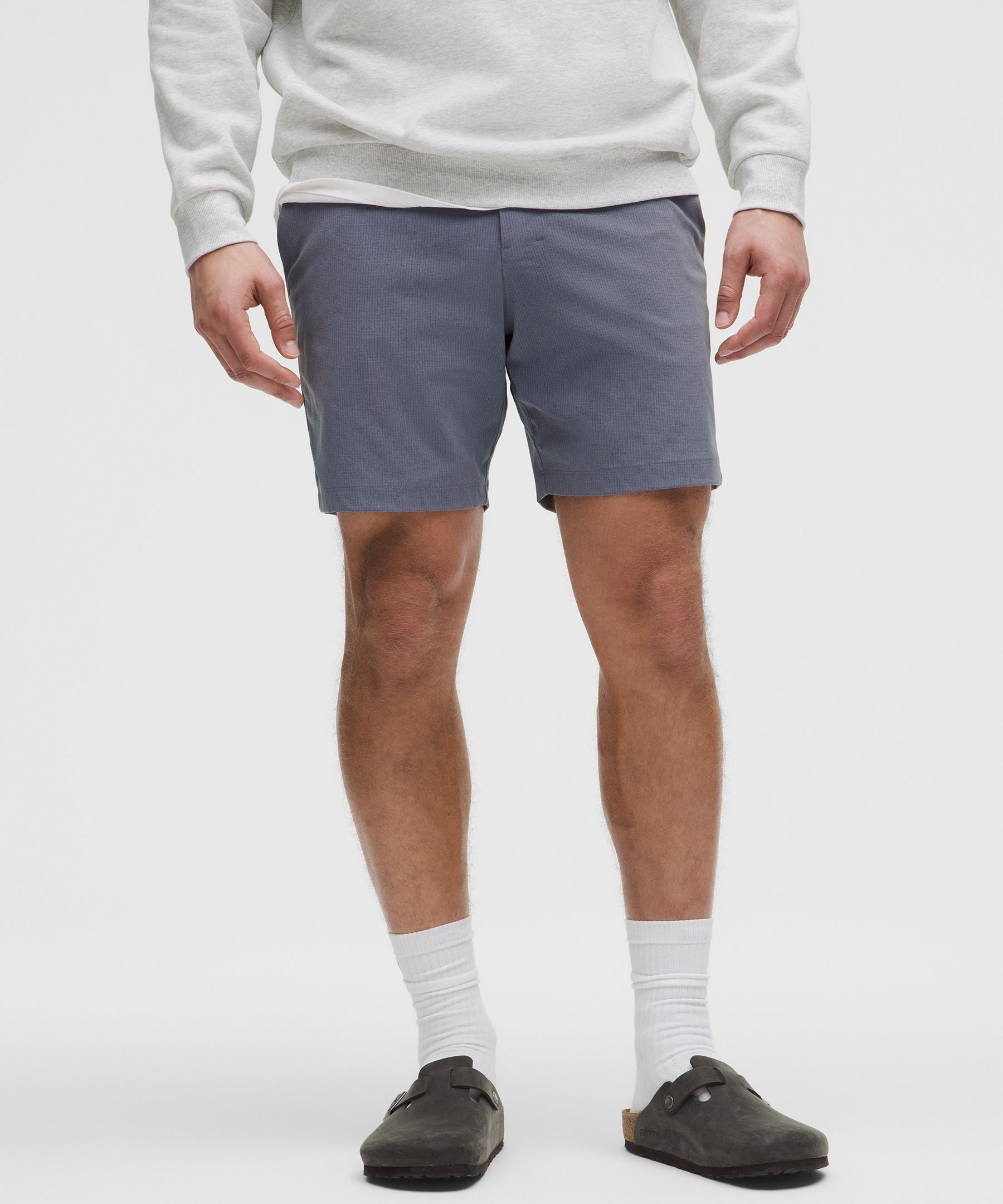 Lululemon ABC Classic-Fit Short 7" *WovenAir Solar Grey