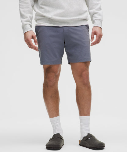 Lululemon ABC Classic-Fit Short 7" *WovenAir Solar Grey