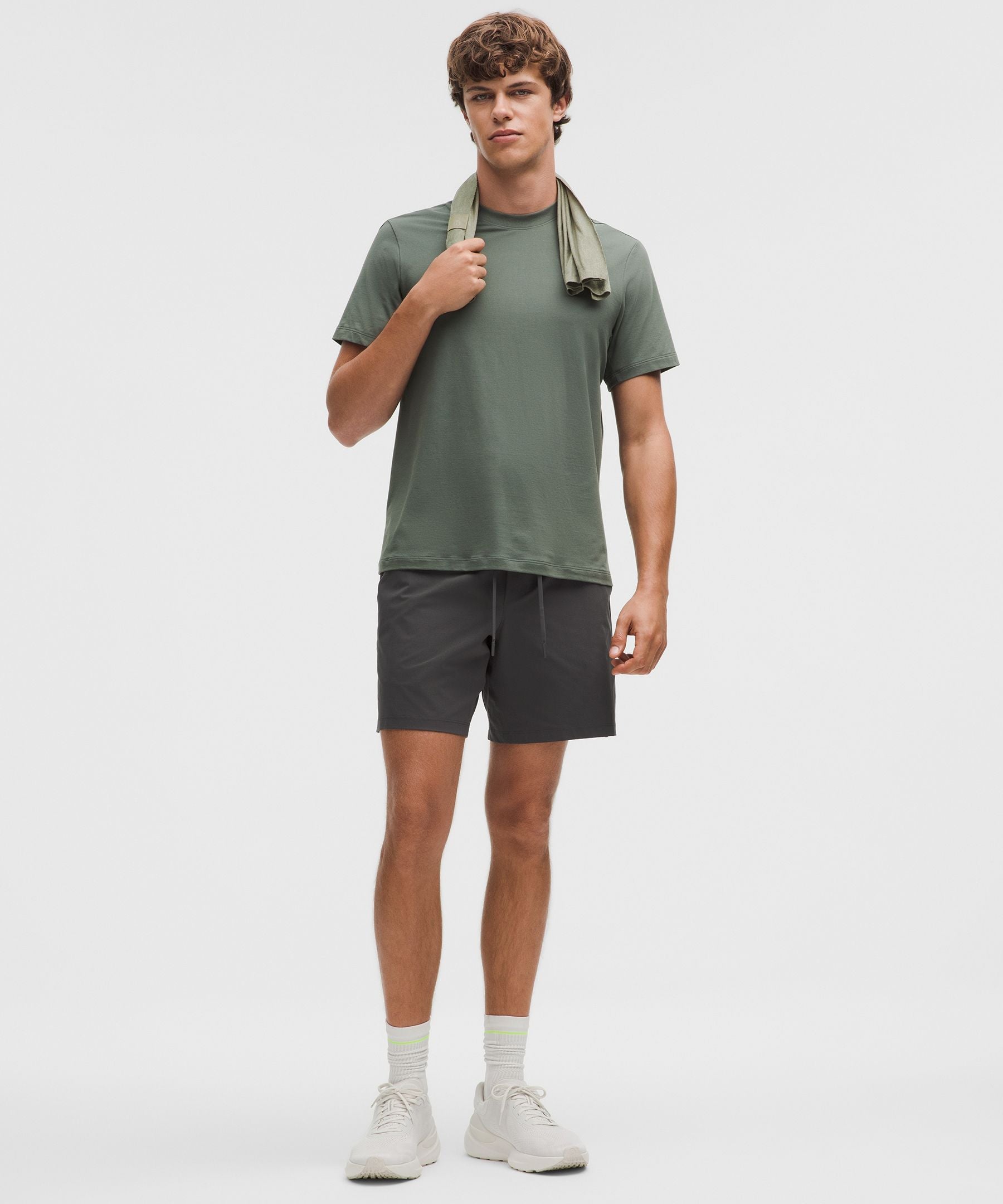 Lululemon Zeroed In Linerless Short 7" Graphite Grey