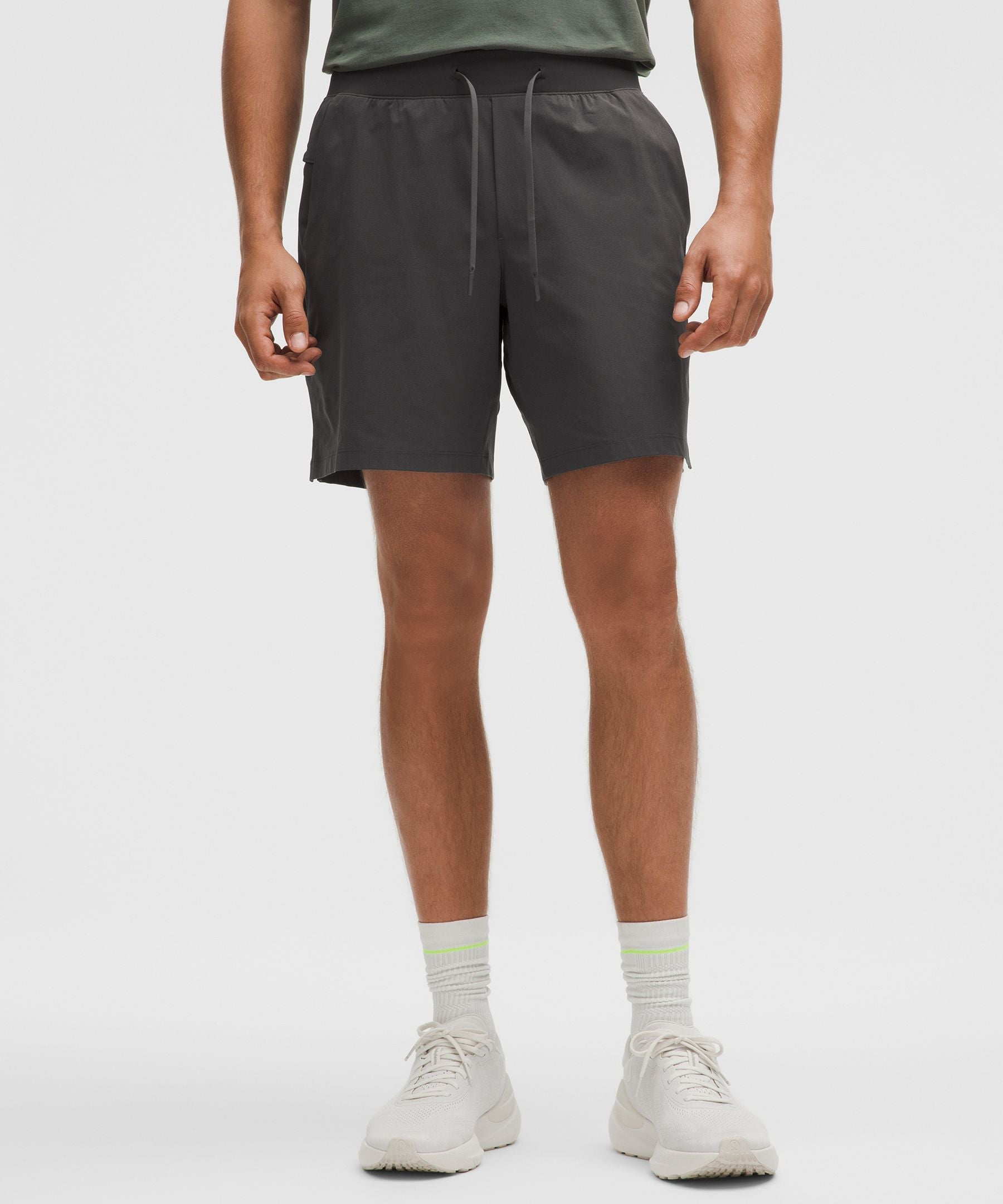 Lululemon Zeroed In Linerless Short 7" Graphite Grey