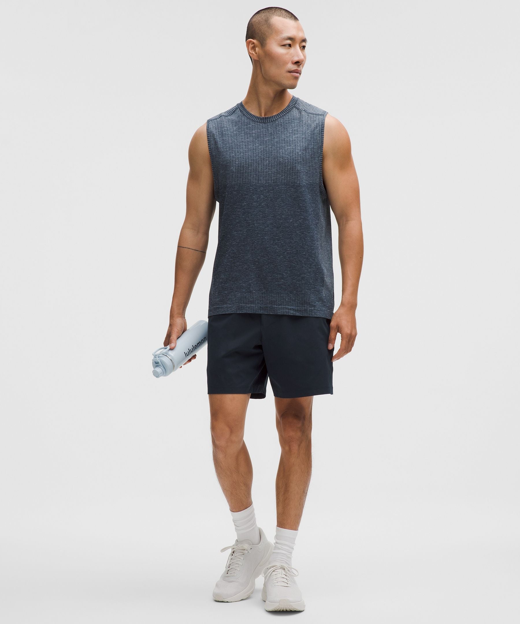 Lululemon Zeroed In Linerless Short 7" True Navy