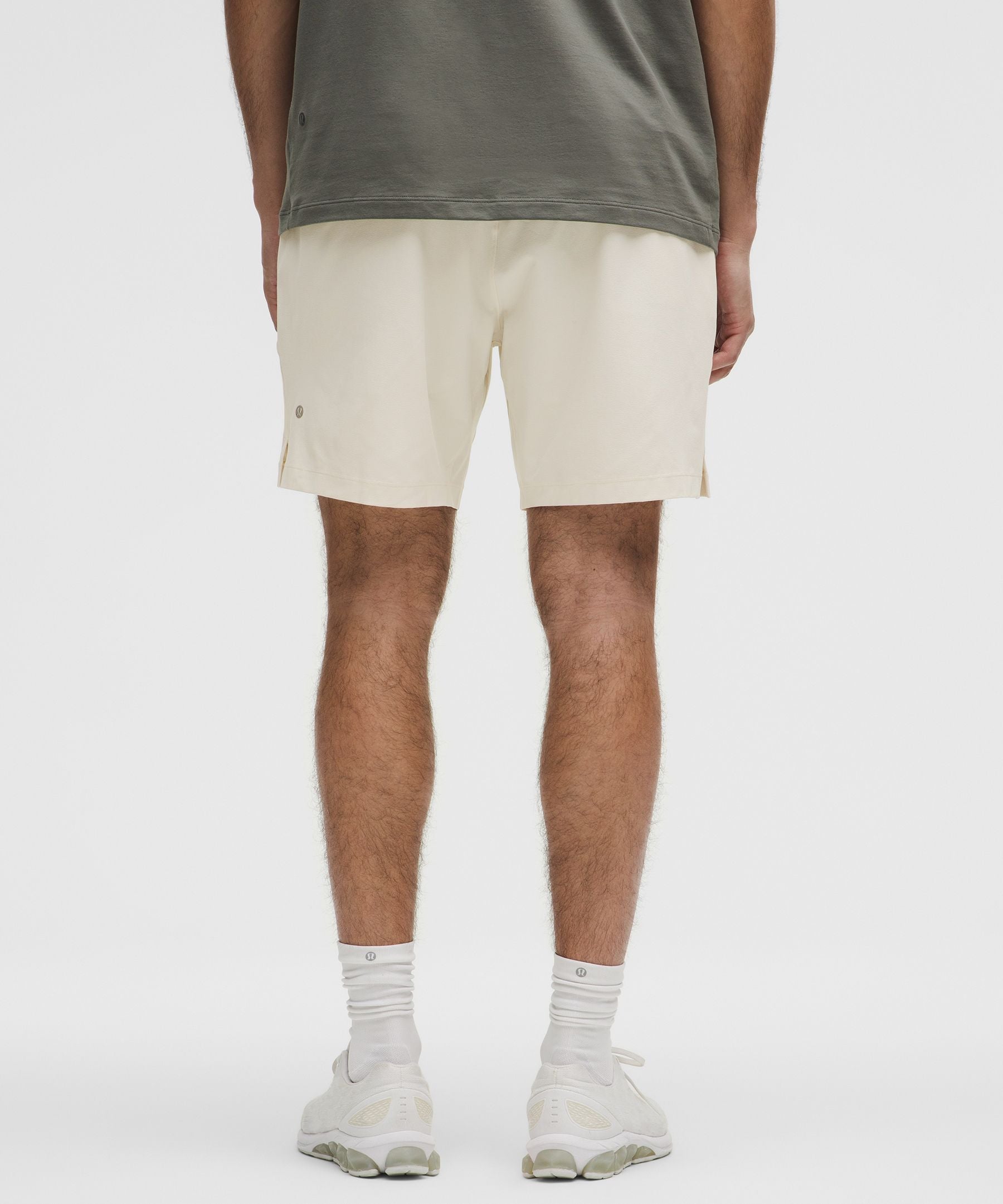 Lululemon Zeroed In Linerless Short 7" Light Ivory