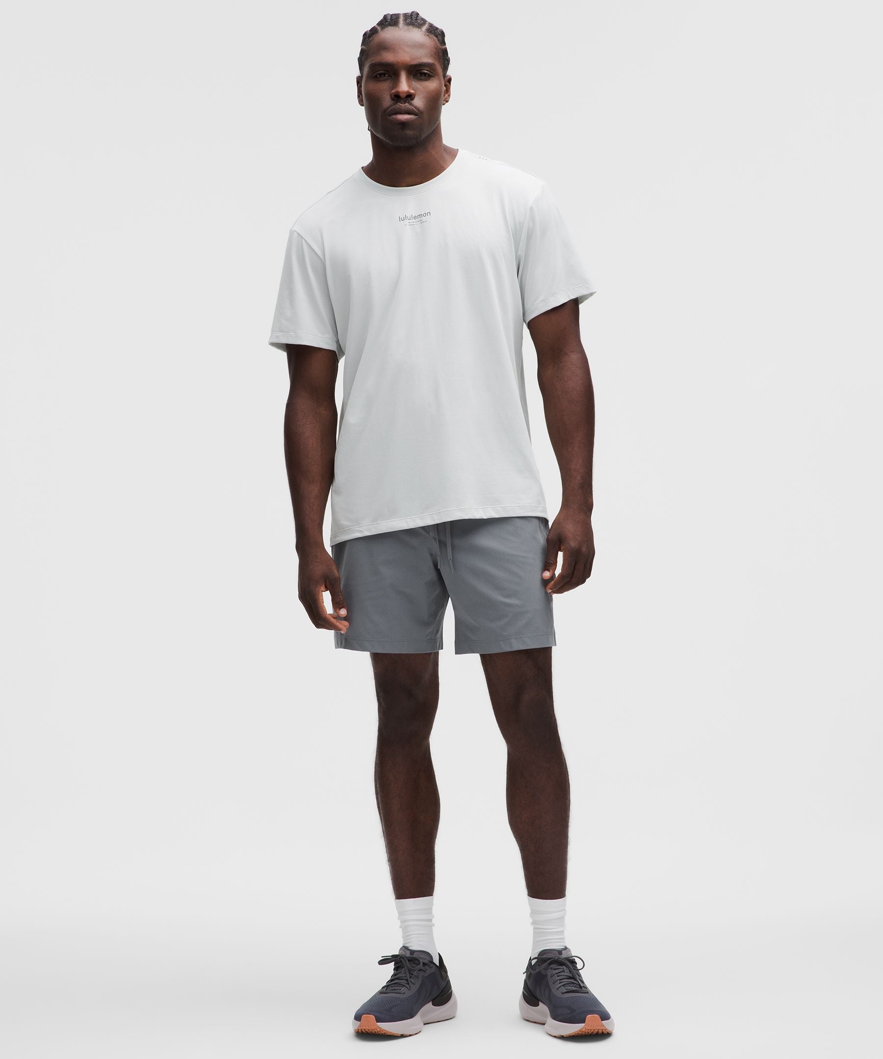 Lululemon Zeroed In Linerless Short 7" Solar Grey