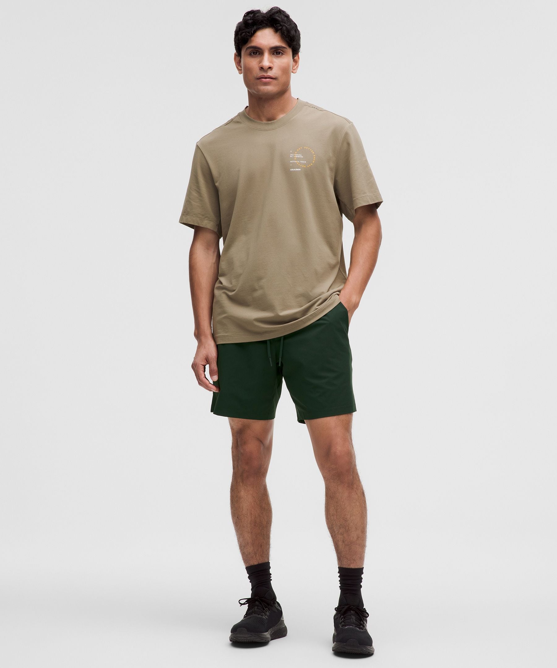 Lululemon Zeroed In Linerless Short 7" Rainforest Green