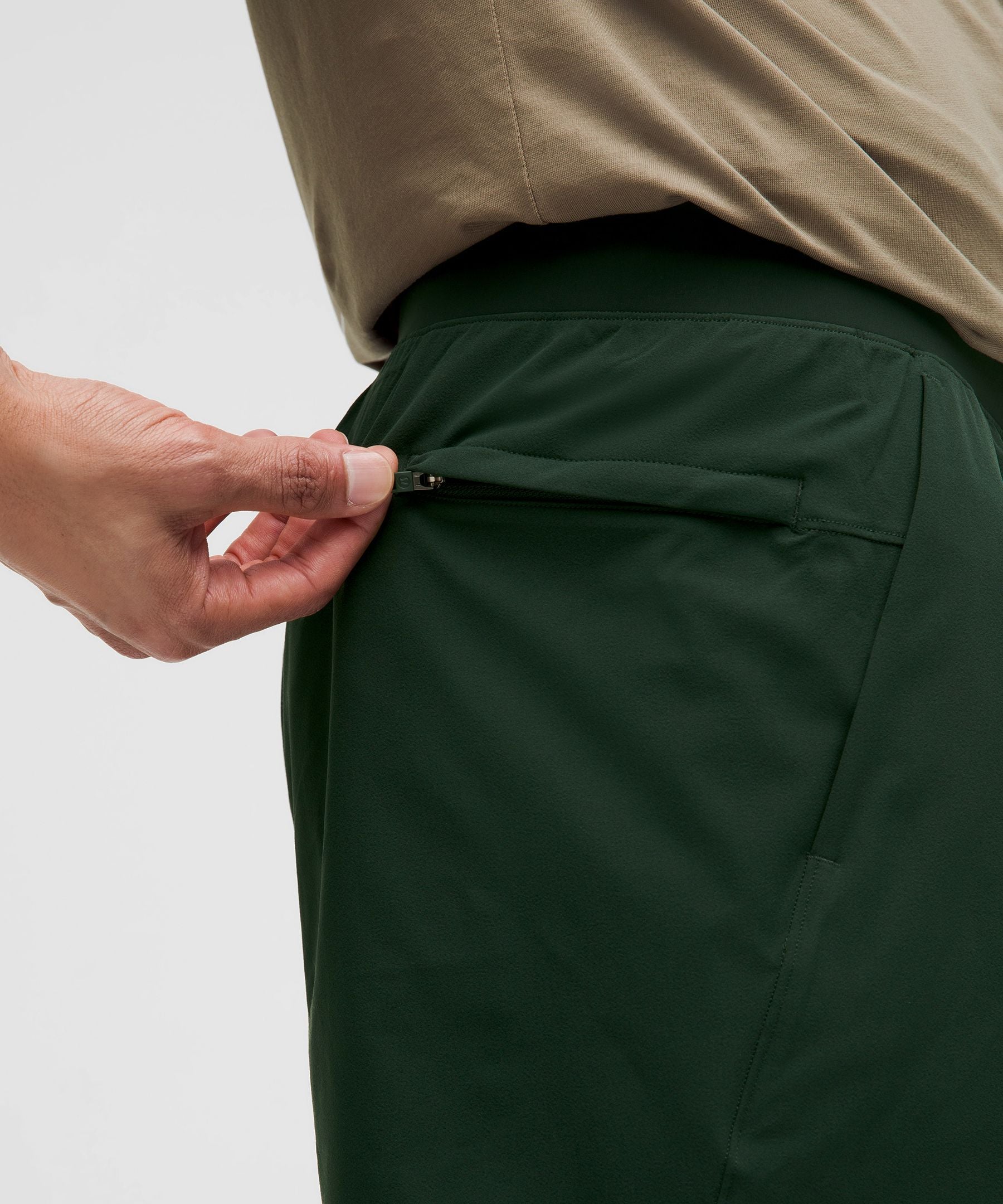 Lululemon Zeroed In Linerless Short 7" Rainforest Green