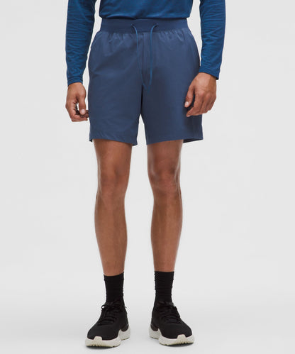 Lululemon Zeroed In Linerless Short 7" Blue Twill