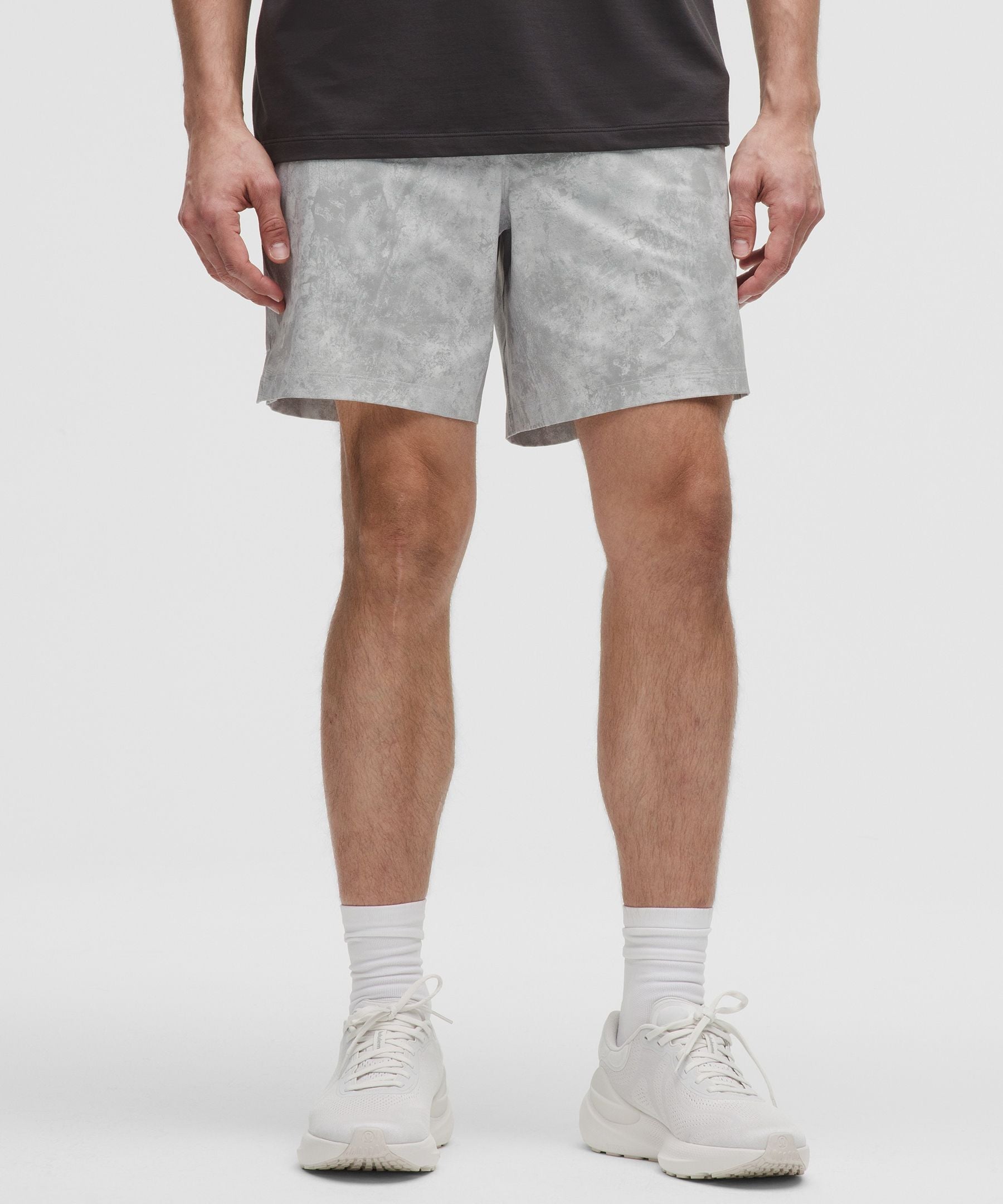 Lululemon Zeroed In Linerless Short 7" Carbon Crunch Vapor Multi