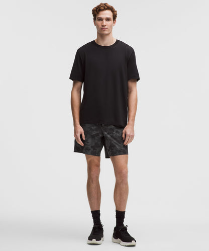 Lululemon Zeroed In Linerless Short 7" Thawed Camo Black Multi