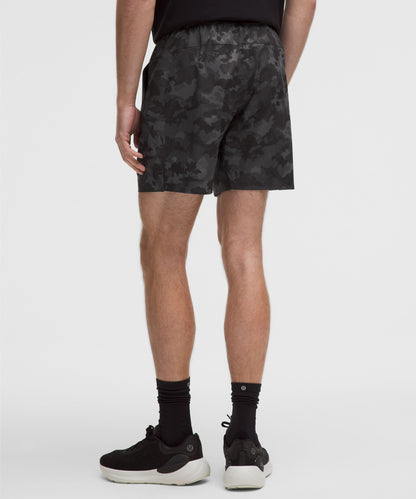 Lululemon Zeroed In Linerless Short 7" Thawed Camo Black Multi