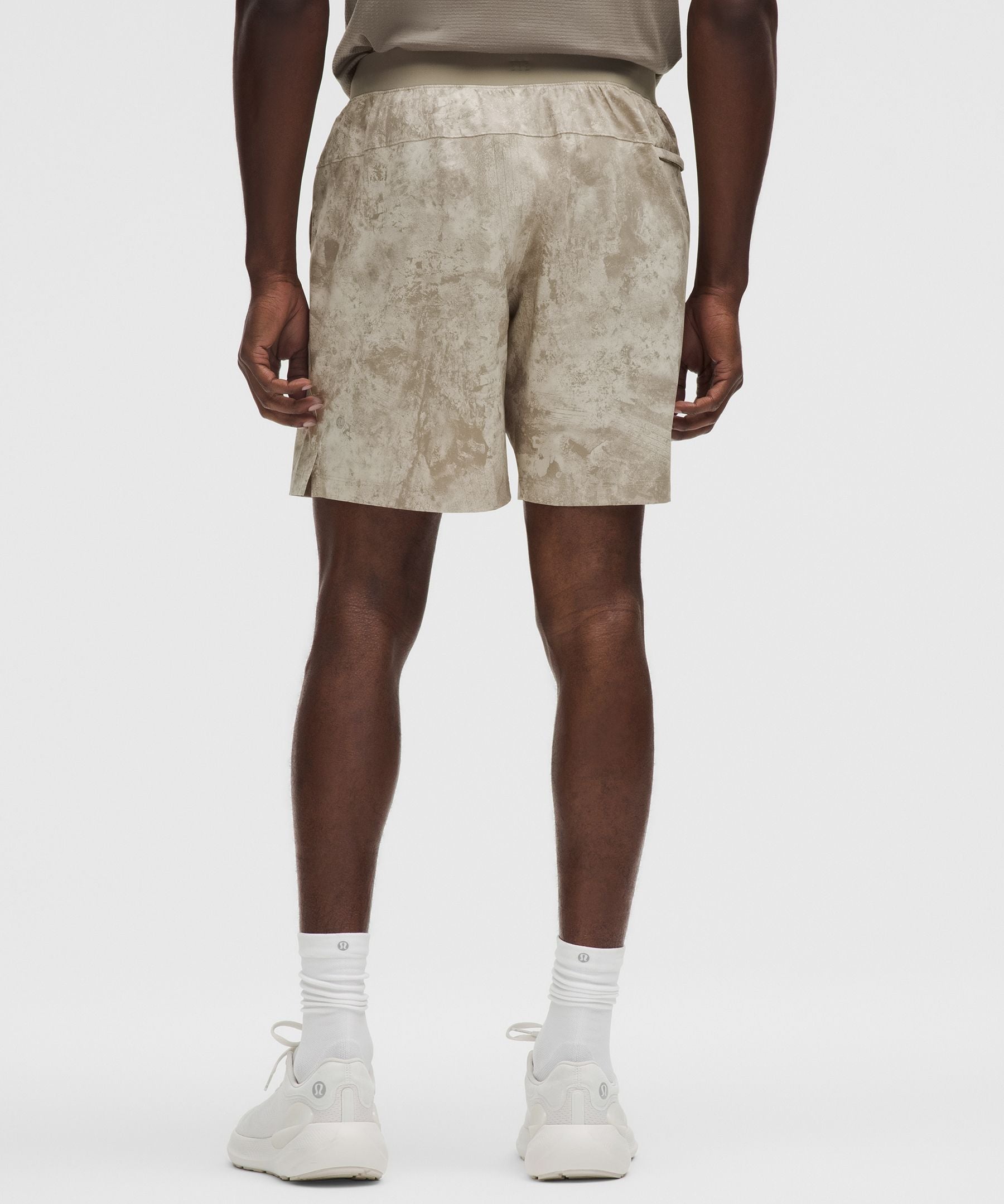 Lululemon Zeroed In Linerless Short 7" Carbon Crunch Sheer Oak Multi